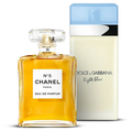 + 2 Perfumy Premium: Chanel Nº5 + Light Blue (po 100 ml każdy)
